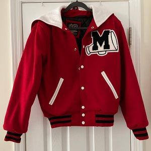 Cheerios varsity cheerleading jacket from Glee